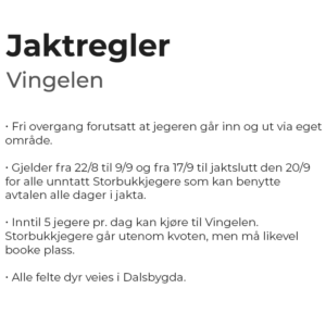 Jaktregler Vingelen